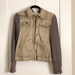 Free People Sweatshirt Jacket